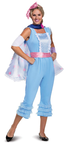 Disguise Disney Pixar Bo Peep Toy Story 4 Deluxe Women's Costume, Blue, M (8-10)