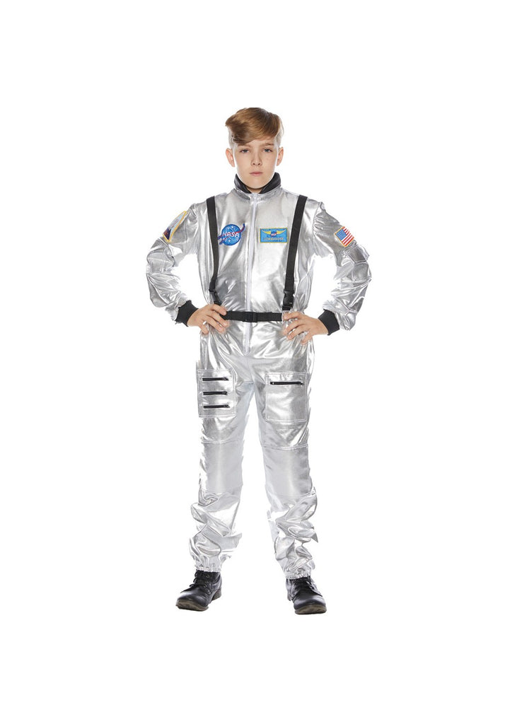 Underwraps Children's Astronaut Costume - White, Large (10-12)