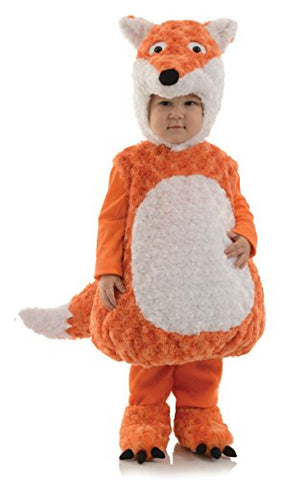 Underwraps Toddler's Fox Belly Babies Costume, Orange/White, Large (2-4T)