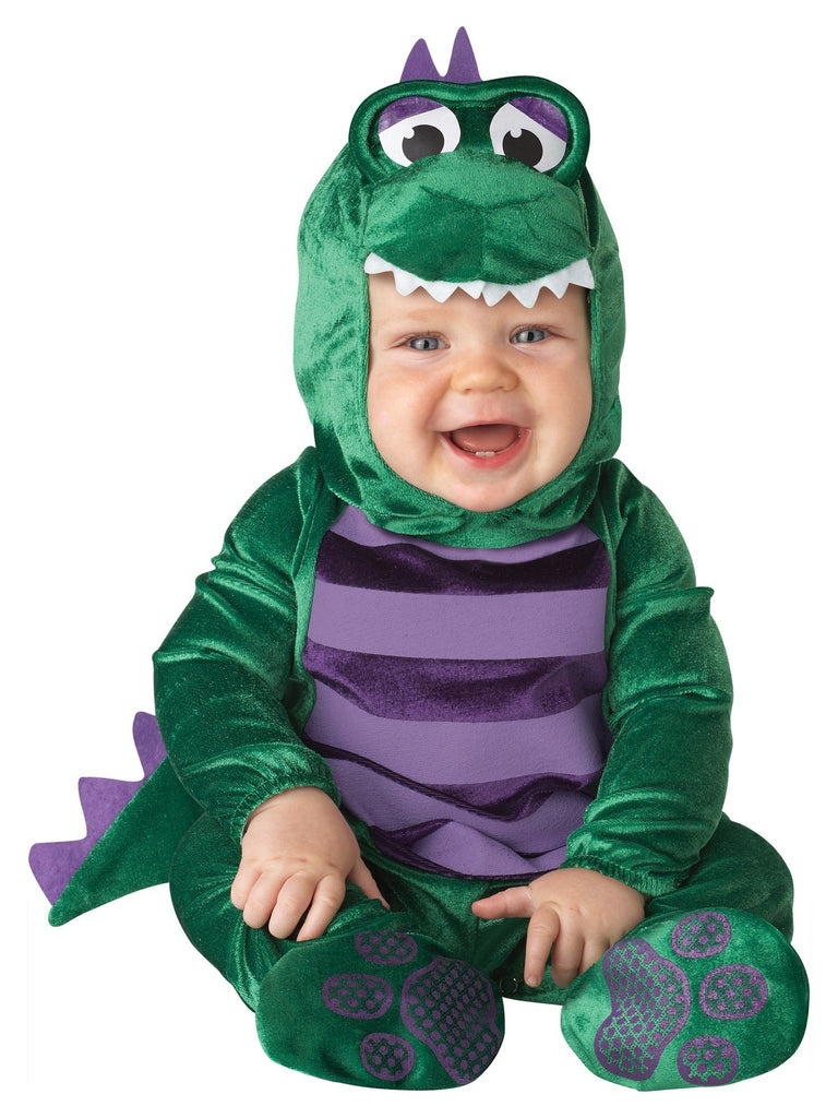 InCharacter Costumes Baby's Dinky Dino Dinosaur Costume, Green, 0-6 Months
