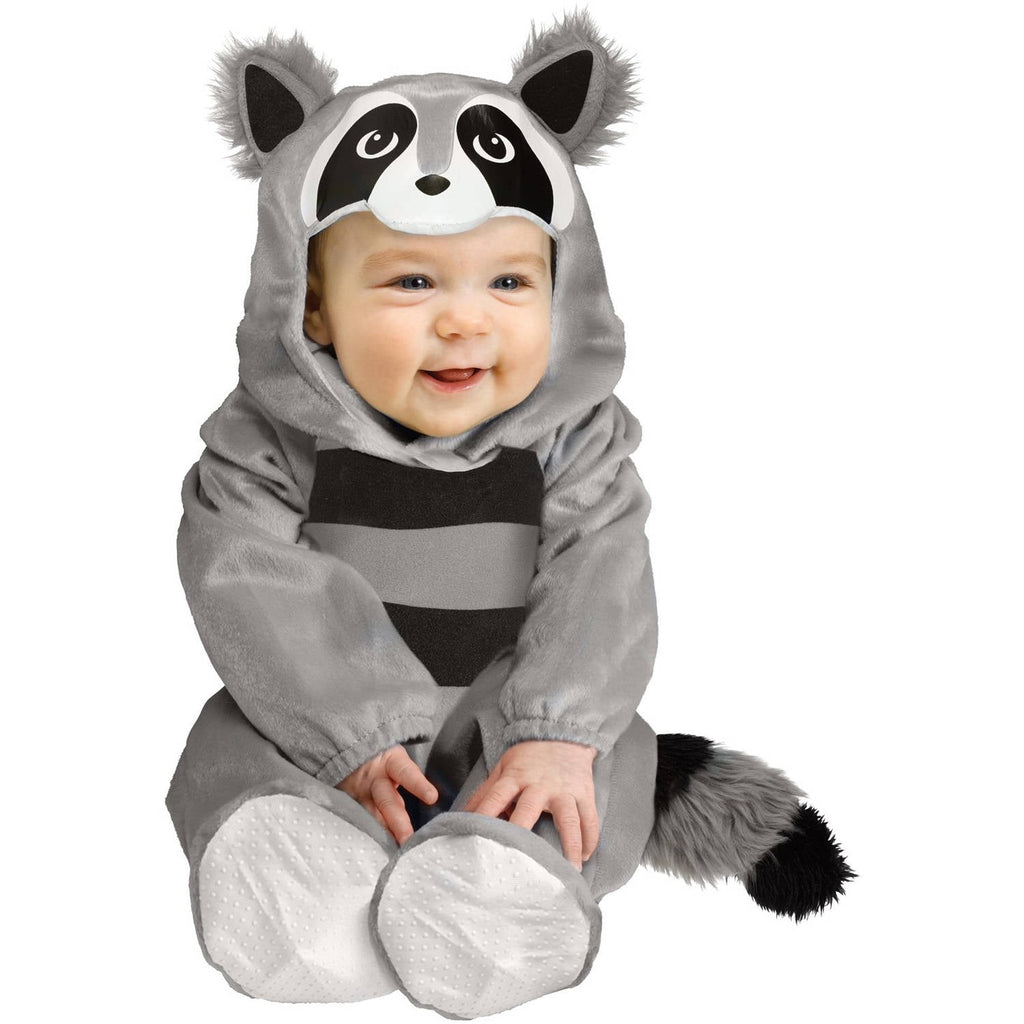 Fun World Toddler Baby Raccoon Costume - Multi / Small 6-12 months