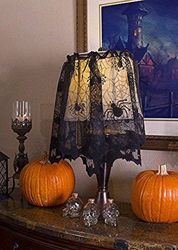Halloween Lace Home D?cor - Lace Lamp Cover