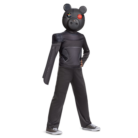 Robby Costume for Kids, Official Piggy Video Game Costume Outfit and Mask, Size (4-6)