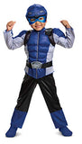 Disguise Blue Ranger Beast Morpher Toddler Boys' Muscle Costume