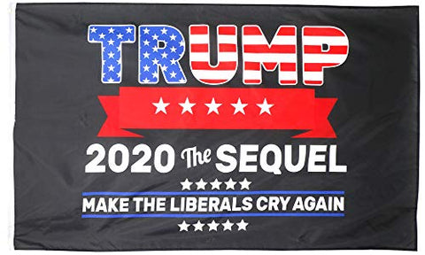 New 2020 Donald Trump 3ft. x 5ft. Flag Make The Liberals Cry Again