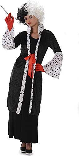 Madame Evil Dalmatian Smuggler Villain Women's Costume Large 14-16