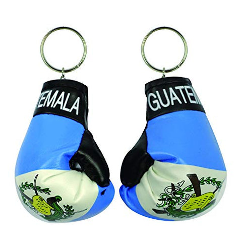 Fantasia Collection 12 Count 4" Boxing Gloves Guatemala Flag Keychain