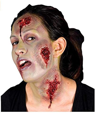 Woochie Classic Latex Appliances - Professional Quality Halloween Costume Makeup - Oozing Wounds