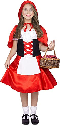 Storybook Red Riding Hood Girl's Costume Small 3-4