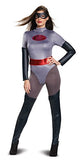 Disguise Women's Elastigirl Adult Classic Costume, Gray, S (4-6)