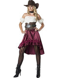 InCharacter Women's Western, Black/Red/White/Brown/Multicolor, Large (CF11109L)
