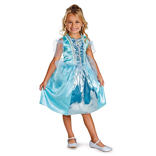 Disguise Disney Cinderella Sparkle Classic Girls Costume, 3T-4T