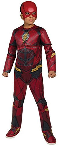 Rubie's Costume Boys Justice League Deluxe Flash Costume, Medium, Multicolor