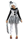 Fun World Big Girl's Killer Clown Girls Children's Costume, Multicolor, Large 121512L