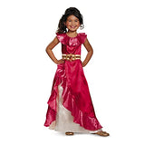 Disguise Disney Elena of Avalor Adventure Classic Girls' Costume Pink/Red/Kaf5 Lavender, XS (3T-4T)