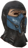 Mortal Kombat Deluxe Overhead Subzero Mask, Black, One Size