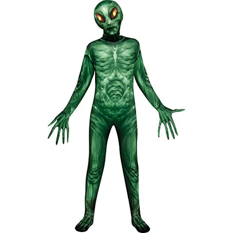 Fun World Cosmic Alien Fade In/Out Child Costume, Large 12-14