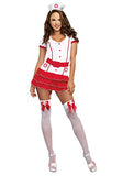 Dreamgirl Women's Hospital Hottie, White, Medium
