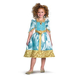 Brave Merida Classic Costume, Auqa/Gold, Small