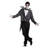 Disguise Men's Tim Burton's The Nightmare Before Christmas Jack Skellington Classic Costume, Black/White, 38-40