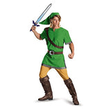 Disguise Men's Link Classic Adult Costume, Green, XX-Large