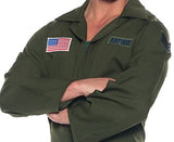 Underwraps Men's Plus-Size Air Force Jumpsuit