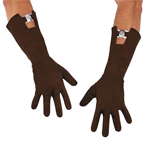 Disguise Men's Marvel The Winter Soldier Move Captain America Retro Adult Gloves, Brown, One Size