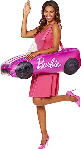 InSpirit Designs Adult Inflatable Barbie Car Costume | Officially licensed | Barbie movie costume | Inflatable Barbie car with straps