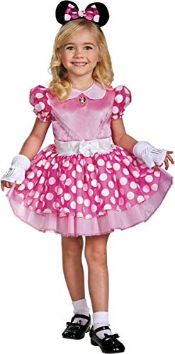 Disney Minnie Mouse Classic Tutu Girls' Costume, Pink