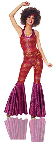Costume Culture Women's 70's Foxy Lady Costume, Red, Small