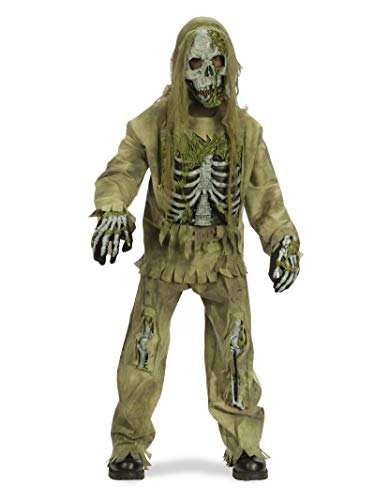 Fun World Skeleton Zombie Costume, Medium 8-10
