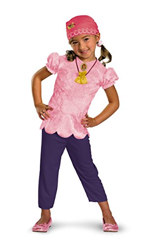 Disney Jake And The Neverland Pirates Izzy Classic Costume, Pink/Purple, Toddler Medium