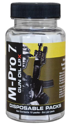 M-Pro 7 Gun Oil LPX Disposable 2-cc Pillow Packs (Pack of 10)