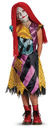 Disguise Disney Sally Nightmare Before Christmas Deluxe Girls' Costume, S (4-6x)