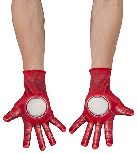Rubie's Men's Avengers 2 Age Of Ultron Adult Iron Man Gloves, Red, One Size