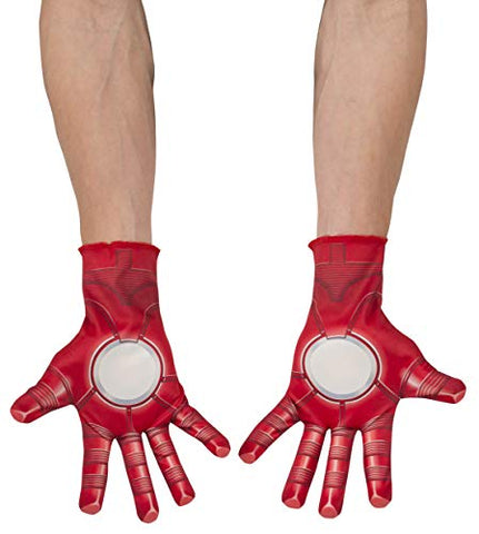 Rubie's Men's Avengers 2 Age Of Ultron Adult Iron Man Gloves, Red, One Size