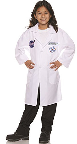 UNDERWRAPS Kid's Children's Rocket Scientist Lab Coat Costume Childrens Costume, Multi, Large