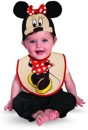 Disguise Drool Over Me Disney Minnie Mouse Infant Bib and Hat Costume
