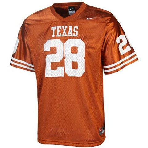 Nike Texas Longhorns #28 Youth Orange Replica Football Jersey (M)