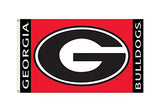 BSI PRODUCTS, INC. - Georgia Bulldogs 3’x5’ Flag with Heavy-Duty Brass Grommets - UGA Football, Basketball & Baseball Pride - High Durability - Designed for Indoor or Outdoor Use - Great Gift Idea
