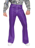 Charades Men's Disco Pants, Purple, W42