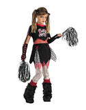 D|CEPTIONS 2 Disguise Cheerless Leader - Size: Child M(7-8), Black/Red