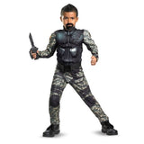 Disguise Costumes G.i. Joe Retaliation Roadblock Classic Muscle Costume, Black/Camo, Small