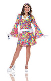 Costume Culture Women's Plus-Size Groovy Chic Costume Plus, Pink, 2X