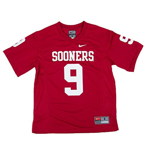 Oklahoma Sooners Kids Jersey in Crimson (10-12)