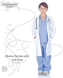 Underwraps Costumes Children's Doctor Scrubs with Lab Coat, Large 10-12 Childrens Costume