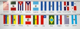 America String Flag - 20 Country Flags