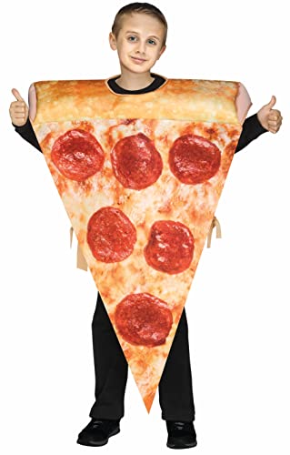 Fun World 110232 Photo Real Pizza Tunic Costume, Std, Up to Size 12