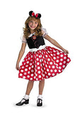 Disney Minnie Mouse Classic Girls' Costume Red, M(7-8)