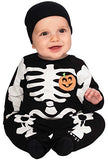 Rubie's My First Halloween Black Skeleton Costume, Black, Newborn